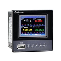 MPR400A : Mini enregistreur de données numérique couleur à 4 canaux avec écran LCD pour l'humidité et la température, compatible PT100/thermocouple/4-20mA/0-10VDC universel