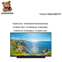 Layar Lcd 14 "A+ Baru Asli 1920*1080 EDP 30Pin 60Hz N140HCA EAC NV140FHM N4T N48 N4K N49 N63 LP140WFA SPD2 NT140FHM N44