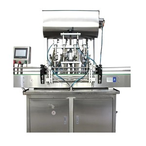 Máquina Llenadora de Líquidos Automática de Alta Velocidad Brenu de Cuatro Cabezales para Yogurt, Mermelada, Jugo, Loción Espesa, Alta Precisión 1%, Plástico - Product Image 5
