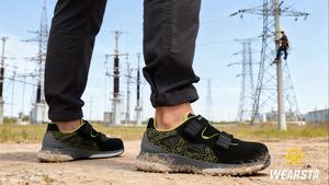 أحذية أمان مقاومة للماء للرجال والنساء بمقدمة مركبة وشبكة تنفس، أحذية عمل مضادة للانزلاق ومقاومة للزيوت للاستخدام الخارجي - Product Image 4