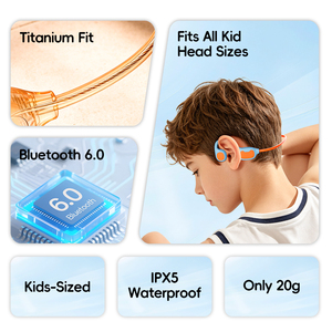 Écouteurs à Conduction Osseuse pour Enfants en Gros OEM, Casques à Conduction Aérienne, Écouteurs Ouverts, Écouteurs Bluetooth <span class=keywords><strong>Sans</strong></span> Fil pour l'Étude - Product Image 3