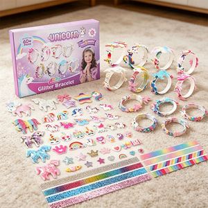 Make Your Own Hair Kit Kids Fashion <b>Headbands</b> Clips Stars Hearts Gems Stickers Creative Craft Gift Box Supplier - Product Image 6