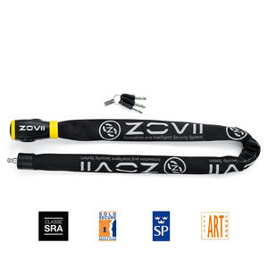 La Chine usine <span class=keywords><strong>antivol</strong></span> électrique en acier inoxydable chaîne de verrouillage avec 3 clés-pour la sécurité des vélos et scooters - Product Image 3