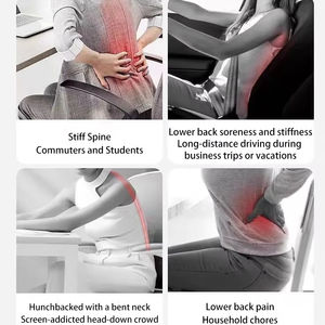 Tragbares Rollen massage kissen für Rücken und Taille Drahtlose Schulter, Nacken massage gerät für Büro-oder Heimgebrauch - Product Image 3