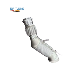 Tubo de Escape (Downpipe) al por Mayor para BMW <span class=keywords><strong>430i</strong></span> 425i G22 G23 2.0T B48 2020-2024, Tubo de Bajada de Escape SS304 con Protector Térmico OEM - Product Image 4