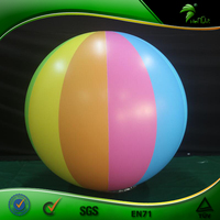 Ballon de plage gonflable brillant arc-en-ciel, 48 pouces, jouet, piscine gonflable géante