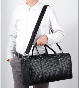 <span class=keywords><strong>Sac</strong></span> <span class=keywords><strong>de</strong></span> sport, <span class=keywords><strong>de</strong></span> voyage et <span class=keywords><strong>de</strong></span> week-end imperméable, élégant, grande capacité, en cuir PU, pour hommes - Product Image 5