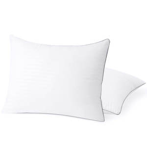 หมอนรองนอนสำหรับโรงแรมผ้าคอตตอนเนื้อนุ่มปานกลางเย็น2แพ็ค - Product Image 1