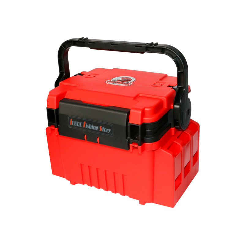 สีแดง (กล่องอุปกรณ์ตกปลาเดี่ยว)