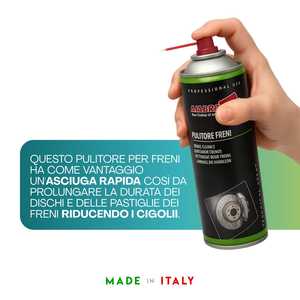 Spray detergente freni Ambro-Sol 400ml Uso professionale Spray tecnico - Product Image 4