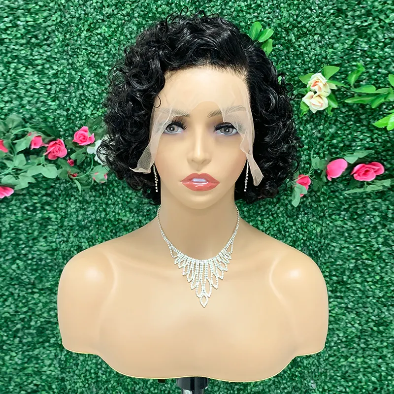 Fashion Curly Wholesale Short Brazilian Lace Wigs With Wholesale Cheap Price