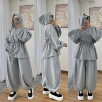 Ensemble de sport décontracté pour femmes, nouvelle mode estivale, design tendance, pantalon large à manches longues, ensemble deux pièces