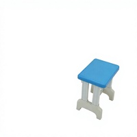 Chaise d'étude individuelle moderne en plastique pour enfants, réglable, pour salle de classe, chambre et salon - Mobilier scolaire commercial OEM