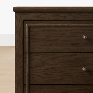 Modern Brown <strong>Antique</strong> Stained Wooden 3 Drawer nightstand set 2 Cabinet Hotel Bedroom Furniture Hotel Apartment <strong>Bedside</strong> <strong>Table</strong> - Product Image 5