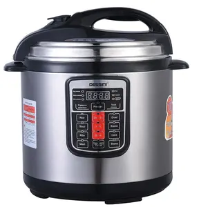 4L/5L/6L Multifunctional Programmable Pressure slow cooking pot non-stick Rice Cooker Stainless Steel Electric Pressure Cooker