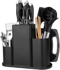 19 Pcs Kitchen Utensil Set <b>Silicone</b> Kitchenware Set Cuttings Board Storage With Wooden Handle Bucket Knife Kitchen <b>Tool</b> - Product Image 1