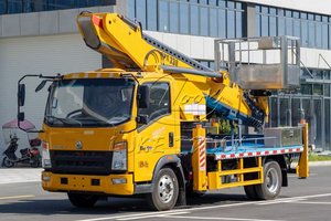 HOWO <b>25m</b> Telescopic Aerial Lift Truck for Building Maintenance - Product Image 6