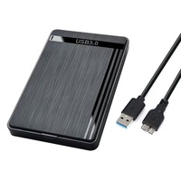 Caja para Disco Duro USB 3.0, Caja para Unidad de Estado Sólido Mecánica SSD de 2.5 Pulgadas, SATA Móvil para Computadora