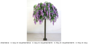 Árbol de Glicinia Artificial Colgante Tipo <span class=keywords><strong>B</strong></span>, de Seda Densa, para Decoración de Interiores en Bodas, Hoteles, Centros Comerciales y Fiestas - ¡Venta Caliente! - Product Image 6