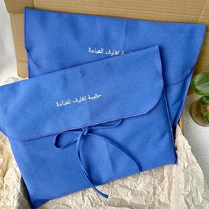 QMS Custom Cotton Twill <b>Envelope</b> Pouch Bag Organic Cotton Twill <b>Gift</b> Jewelry Packaging Bag Eco-friendly Storage <b>Gift</b> Bag - Product Image 1