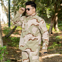Usine Fabrication Camo Tactique Chasse Costume pour Hommes ACU/BDU 3 Couleur Désert Uniforme Vêtements Tactique Vêtements