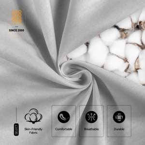 Pure Cotton <strong>Fitted</strong> <strong>Sheets</strong> Queen Size 300 Thread Count Percale <strong>Sheets</strong> for Queen Size <strong>Bed</strong> Soft &amp; Breathable <strong>Bed</strong> <strong>Sheets</strong> - Product Image 4