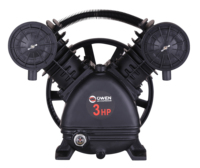 Compresseur d'air à piston entraîné par courroie 2HP et 3HP, tête de pompe pour usage industriel, pour compresseurs d'air neufs et d'occasion