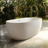Baignoire autoportante moderne en acrylique avec drain, pour intérieur/extérieur, bain à remous d'angle, certifiée CUPC, capacité 60+ gallons, pour hôtels, garantie 3 ans