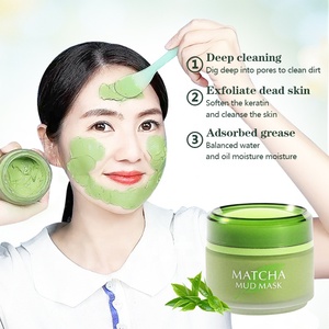 Masque Facial Détoxifiant Superfood à la Vitamine C et au Thé Vert Matcha Marque Blanche – Masque à l'Argile Éclaircissant en Gros OEM/ODM pour Tous Types de Peaux - Product Image 2
