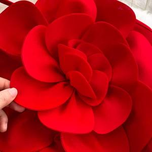 S-3XL 3D Blumenmuster Trägerloses Jumpsuit Lässiger Hochgeschnittener Gerader Weites Bein Overall - Product Image 3