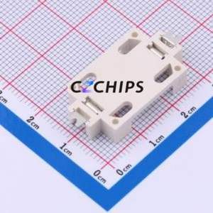 BS-06-B4AK008-R Button & Strip <b>Battery</b> <b>Connector</b> SMD <b>Connector</b> <b>Battery</b> Holder CR2032 Phosphor Bronze Tin - Product Image 2