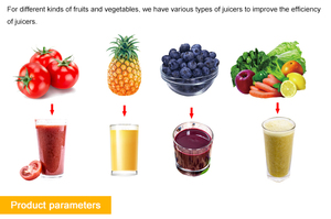 Tự động cà rốt Báo Chí lạnh thương mại trái cây rau cam mía Máy ép trái cây vắt mÁY XOẮN ốc máy ép trái cây máy - Product Image 6