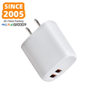 Cargador de Pared USB de 5V/2.1A a Precio de Fábrica, con Protección OTP y OVP, Carga Rápida y Segura para Teléfonos iPhone y Android