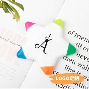 Marcadores de Estrella Personalizados con Puntas de Pincel, 5 Colores Suaves para Diario Creativo y Marcado con Acuarelas No Tóxicas - Product Image 3