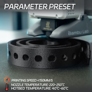 Filament d'imprimante 3D TINMORRY 1,75 mm, filament PETG écologique, PLA/ABS/PETG/ASA/TPU 1 kg/rouleau, tiges en plastique TPU-GF - Product Image 4