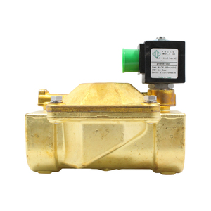 Electroválvula de latón de 1 1/4 pulgadas, normalmente cerrada, AC220V, 21W5KB350 21W5KE350 21W5KV350 para agua, certificación CE, AC220V, Italia - Product Image 1