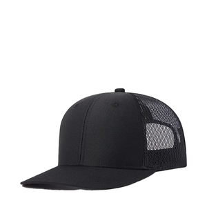 Casquette de sport 6 panneaux Snapback casquettes de baseball unies Logo personnalisé Richardson 112 casquettes de camionneur en maille gris chiné chapeaux pour hommes - Product Image 3