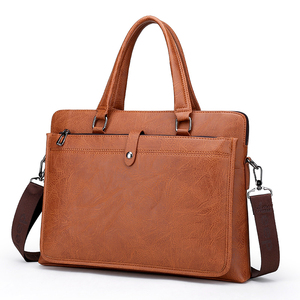<span class=keywords><strong>Sac</strong></span> de <span class=keywords><strong>travail</strong></span> en <span class=keywords><strong>cuir</strong></span> PU marron pour homme, personnalisable en gros, sacoche souple pour ordinateur portable, <span class=keywords><strong>sac</strong></span> de bureau en <span class=keywords><strong>cuir</strong></span> - Product Image 2