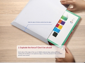 Sobres Rígidos de Cartón Reciclable y Duradero de 250gsm 300gsm con Impresión Personalizada a Medida para <span class=keywords><strong>Embalaje</strong></span> Exprés - Product Image 5