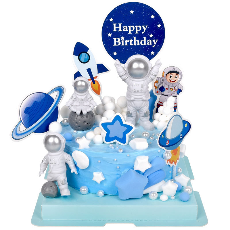 Set básico de pastel de crema - espacio