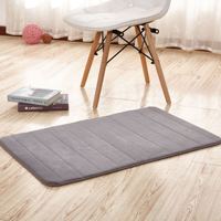 Tapis de sol en velours corail de qualité supérieure, en mousse à mémoire de forme, antidérapant, absorbant, tapis de cuisine, tapis de salle de bain doux et rembourré pour la décoration de la maison