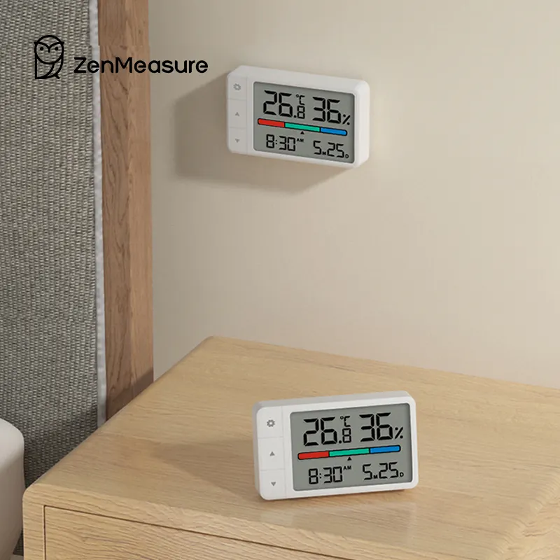 Zenmeet Elektronische Mini Thermo-Hygrometer Testapparatuur Voor Binnentemperatuur En Vochtigheidsdetectie