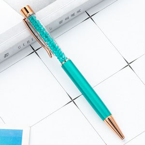 Bolígrafos de punta redonda color oro rosa, bolígrafo con purpurina, diseño de flor, tinta negra, bolígrafos de <span class=keywords><strong>regalo</strong></span> para mujeres y niñas, Navidad, bodas, cumpleaños - Product Image 5