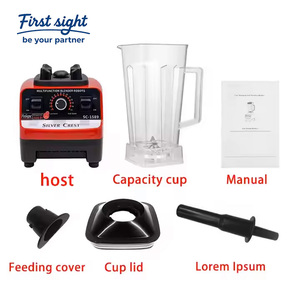 Multifuncional tốc độ cao trái cây Smoothie 1.5L 2L 2.5L 3L 4L Máy xay sinh tố với giá nhà máy tường phá vỡ máy xay sinh tố 5000 Watt - Product Image 4