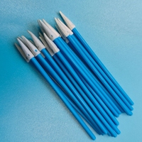 750 Écouvillons de nettoyage de précision sans peluches à manche bleu, mini pointus de 3,5 mm, avec embout en mousse pour le detailing et les salles blanches