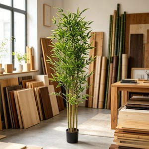 Bulk Realistic Bamboo – Artificial Foliage for Balcony <b>Privacy</b> <b>Screen</b> & Fence Decoration - Product Image 5