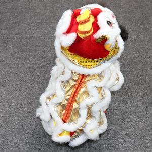 Douyin Chinesischer Löwentanz-Stil Winter Hunde- & Katzenkleidung Teddy Corgi Neujahrs-Haustierbekleidung Großhandel - Product Image 3