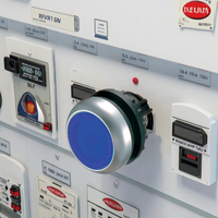 Indicateur lumineux à bouton-poussoir Eaton série M22, belle apparence, performances excellentes, certifié CE, longue durée de vie électrique