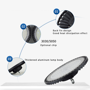 A prova de explosão linear comercial do UFO do alumínio IP66 100W do armazém industrial da fábrica para a baía alta ilumina a garantia 5 anos - Product Image 5
