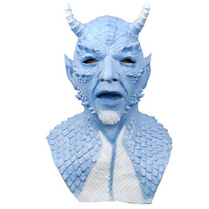 Máscara Facial Completa de <span class=keywords><strong>Diablo</strong></span>, Señor de los Horrores, Demonio Azul, Guantes de Látex de Belial, Divertidos y Aterradoras para Navidad, <span class=keywords><strong>Halloween</strong></span>, Carnaval y Fiestas - Product Image 1